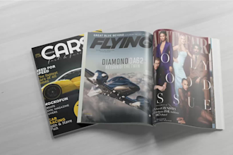 create professional book trailer video and magazine promo