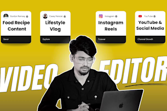edit food and travel videos for reels, shorts and youtube