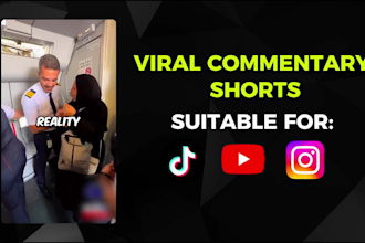 make viral commentary shorts for youtube and tiktok