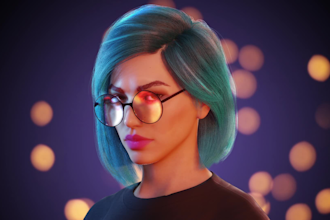 create 3d character animation and 3d character modeling