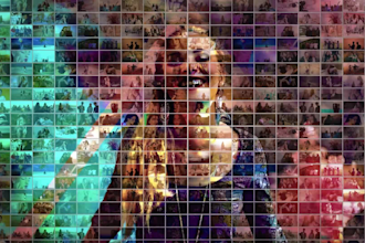 do amazing photo mosaic photo slideshow video, birthday slideshow mosaic video