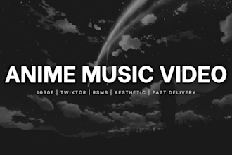 create visually pleasing anime music videos of your imaginations