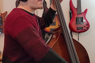 be your session upright bassist