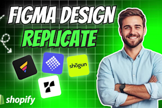 convert PSD, figma, ai and sketch to shopify using pagefly, replo and gempages
