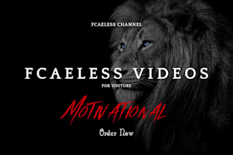 create faceless motivational videos for youtube