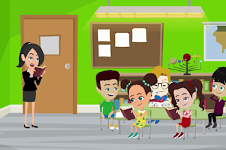 create custom kids learning, nursery rhymes, and kid story 2d animation videos