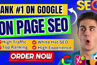 do complete onpage SEO, technical optimization for wordpress website with yoast