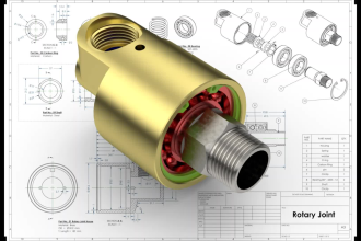 do industrial, mechanical 2d, and 3d model designing with solidworks