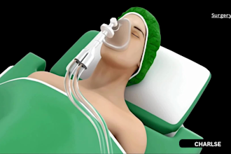 do 3d medical animation, surgery anatomical and medical device explainer video