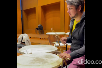 record timpani, orchestral percussion and latin percussion for you