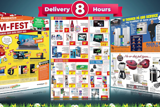 design professional newspaper and magazine ads for print