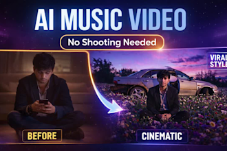 create viral cinematic ai music video with beat sync editing