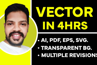 professionally recreate to vector, modify, redraw in svg and fix ai logo
