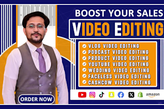 do professional video editing for youtube and business video ads