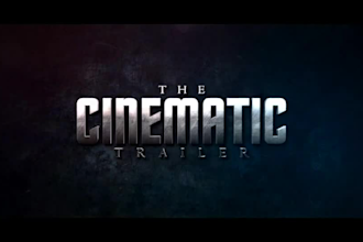 create epic cinematic trailer, teaser, book promo, gaming youtube video