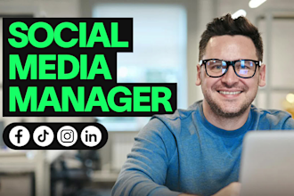 be your facebook, instagram manager, and content creator