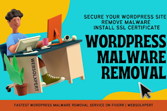 fix critical error ddos redirection malware from wordpress website secure site