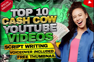 do youtube video editing, cash cow channel setup,  automation