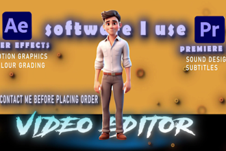 do professional video editing with colour grading