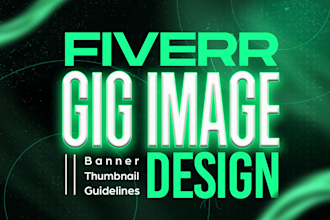 fiverr gig image and, thumbnail design
