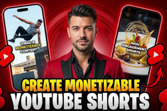 create high quality monetizable viral youtube shorts, instagram reels