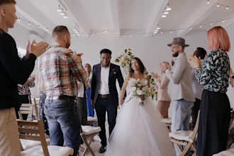 cinematic wedding video editing and wedding highlights