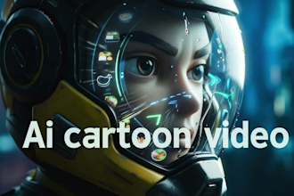 produce cinematic ai cartoon video, ai animation video animated cartoons