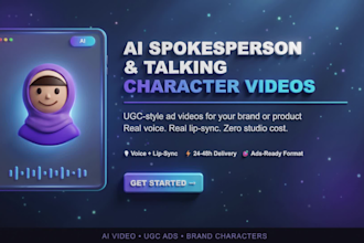 create ai spokesperson avatar video for your company, product or brand