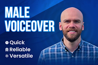record an american male radio or TV commercial