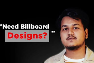 design digital billboard, signage, banner ads, and roll up banner