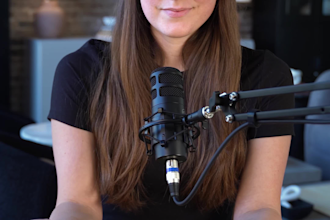 create a studio quality female ugc video ad