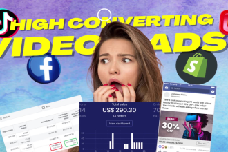 do video editing of dropshipping video ads for facebook, tiktok