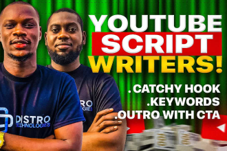 do engaging script writing for your youtube video