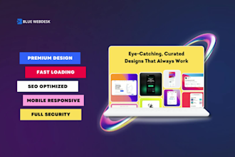 design personal portfolio website, business website, blog or wordpress website