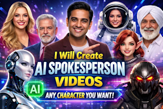do ai spokesperson lip sync video using ai avatar, talking photo