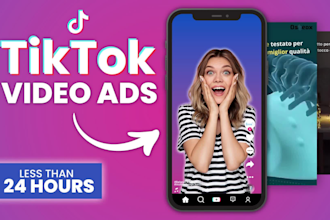 create short dropshipping tik tok video ads for you product for tiktok,facebook