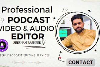 do podcast video editing services, zoom podcast video editor