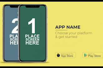 create a professional mobile app promo video or website promo video