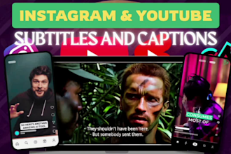 edit your reels or youtube video with subtitles and captions
