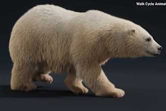 create 3d animal models rig, animation creature fur cgi vfx for film and game