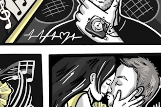 draw comic book illustrations for your story