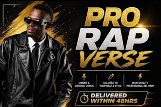 write and record a professional rap verse for your song