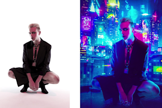 do any photoshop editing work graphic design fix ai image