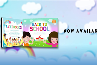 create a childrens book promo or book trailer video