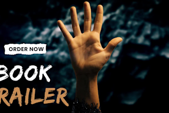 create cinematic book trailer or teaser for books of all genres