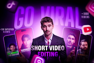 edit engaging and viral reels, ads, and tiktoks