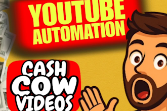 be your ai powered youtube cash cow expert for viral , automated faceless videos