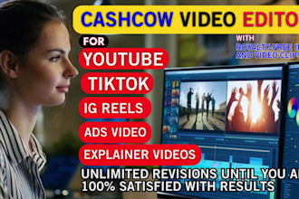 cash cow video for youtube with stock