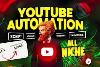 create HQ faceless youtube video and faceless channel
