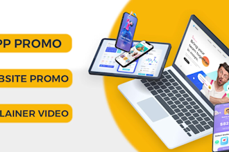 do highly engaging app promo video and website explainer videos